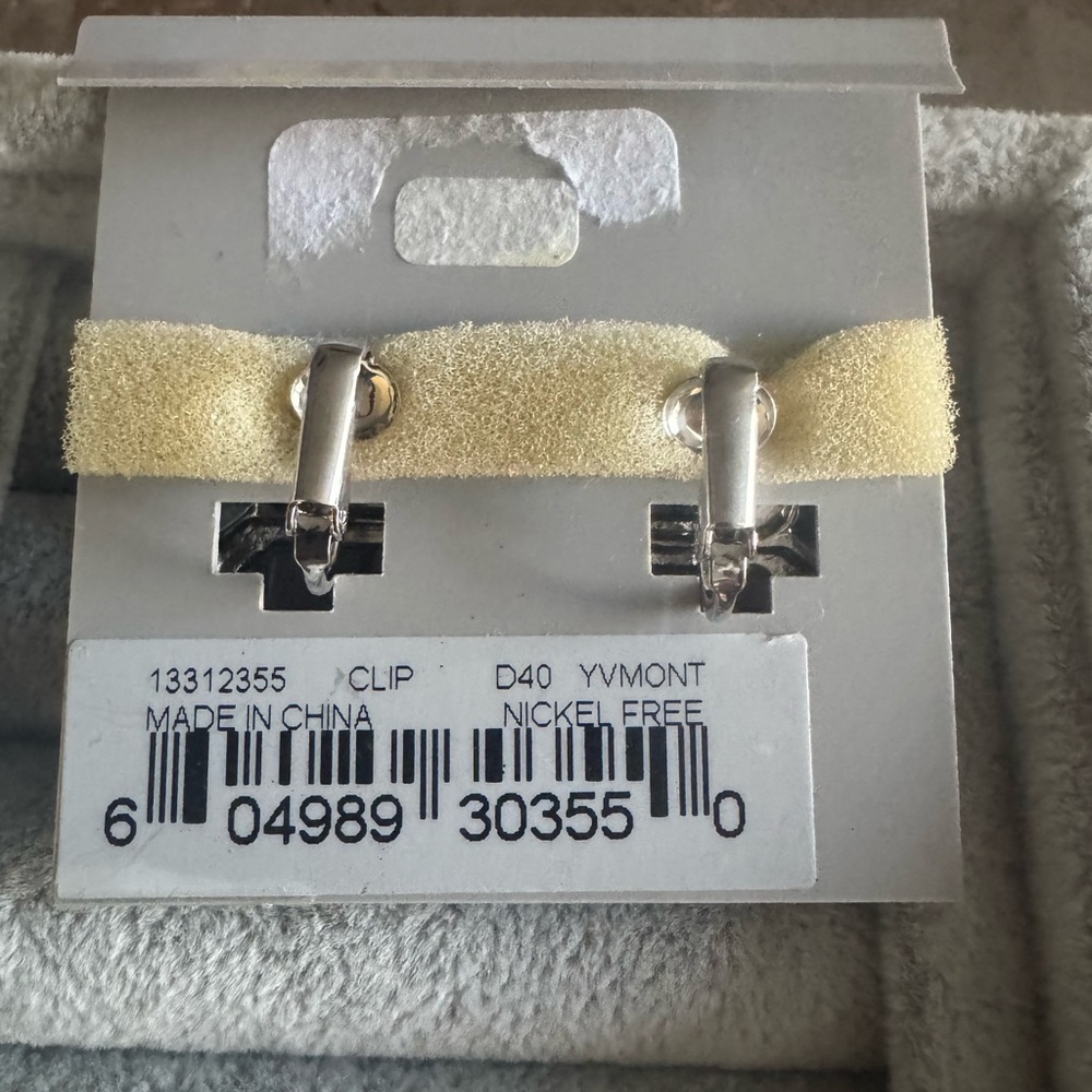 Anne Klein Clip Earrings - Picture 2 of 9